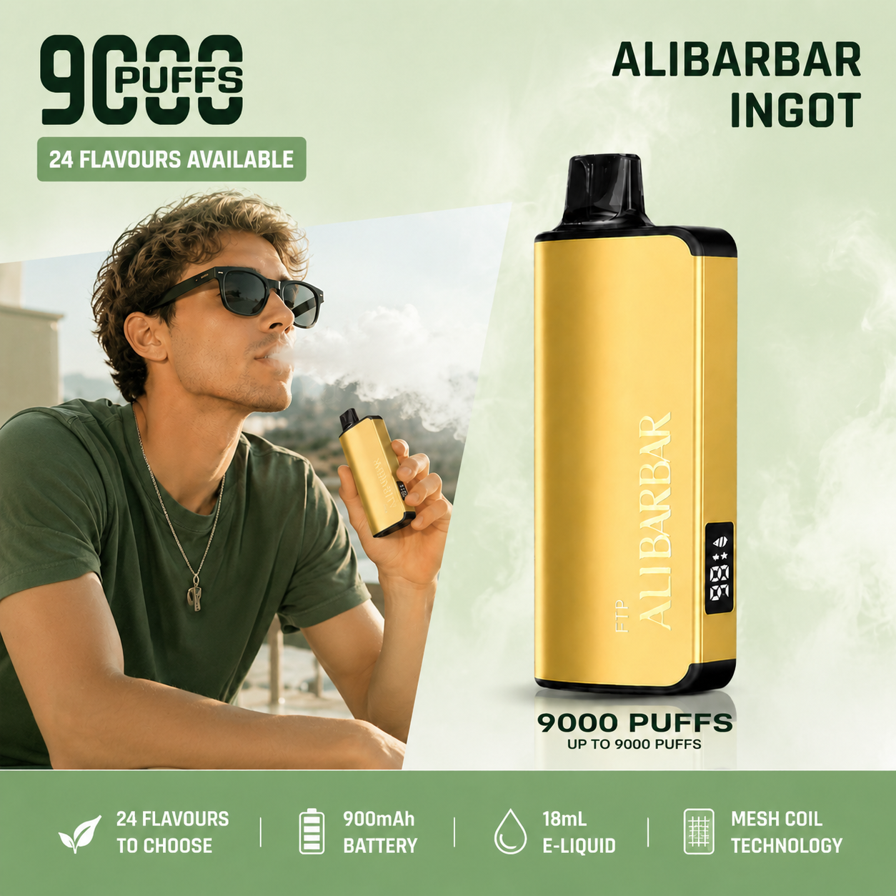 ALIBARBAR INGOT 9000 |SAME PRODUCT 2pcs FREE SHIPPING